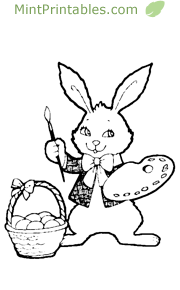 Easter Rabbit coloring page