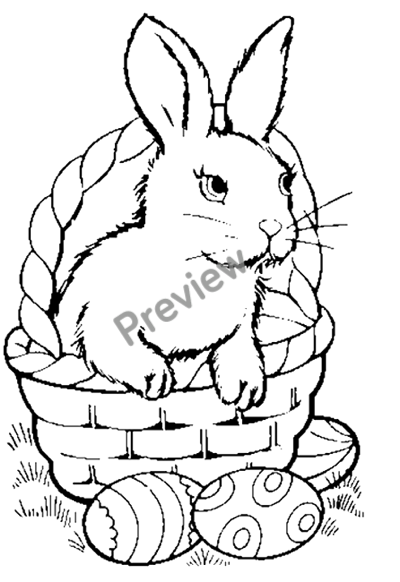 Easter Coloring Book - Preview