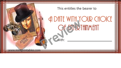 Date Night Voucher - Preview