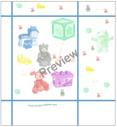 Toy Gift Bag - Preview