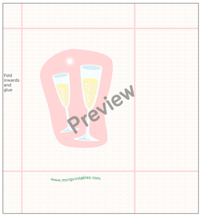 Pink Champagne Present Bag - Preview