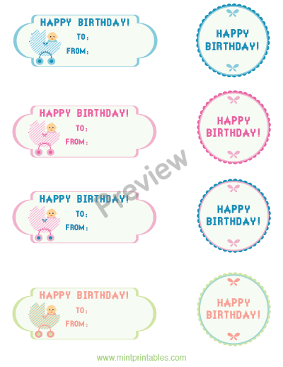Baby Birthday Combo Pack - Preview