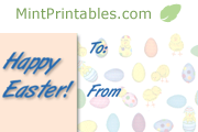 Pastel Easter Tag