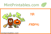 Scary Monsters Gift Tags