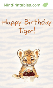 Tiger Cub's Birthday
