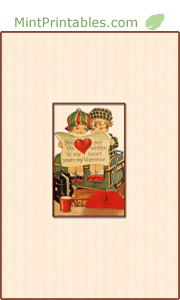 Vintage Valentine Card
