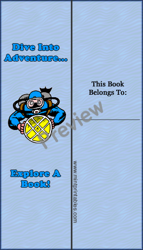 Dive into Books Bookmark - Preview