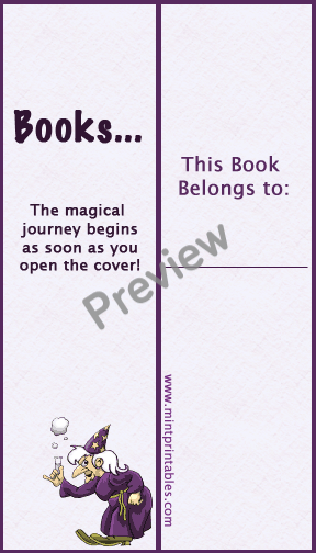 Wizard Bookmark - Preview