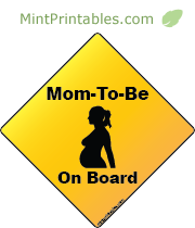 Mom To Be On Board