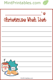 Christmas Gift Wish List
