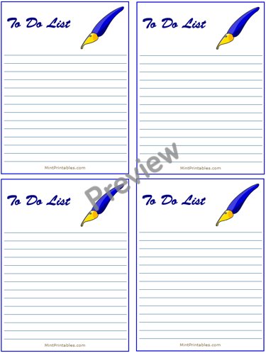 Jot Down a Quick To Do List - Preview