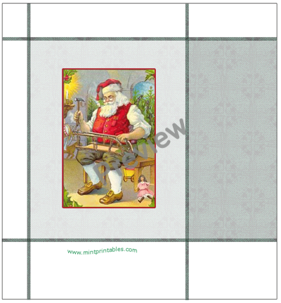 Santas Workshop Present Bag - Preview