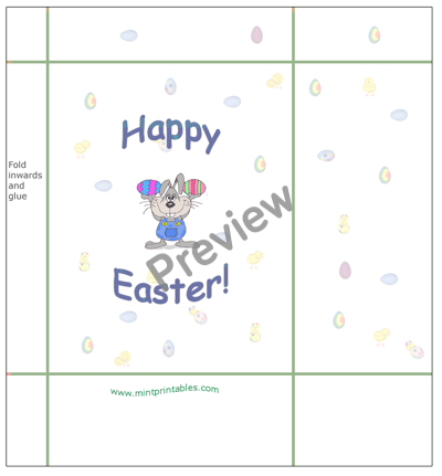 Easter Bunny and Eggs Bag - Preview