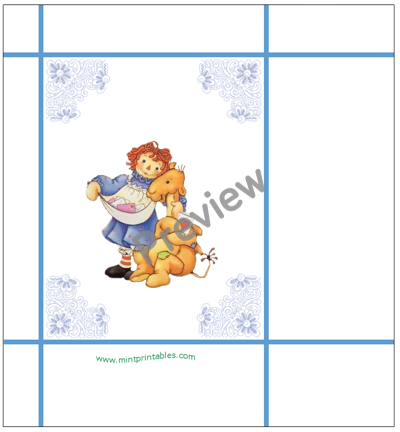 Raggedy Ann Present Bag - Preview