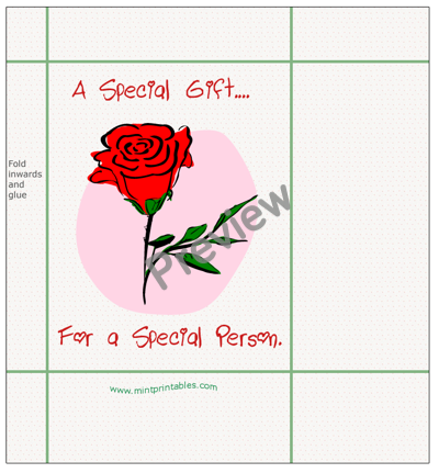 Rose Gift Bag - Preview