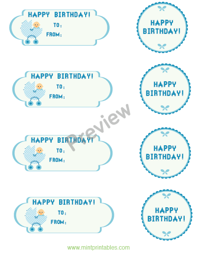 Baby Boys Birthday - Preview