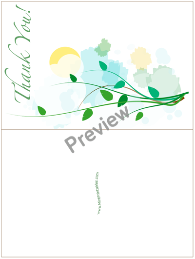 Thank You Card - Preview
