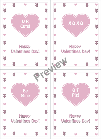 U R Cute, X O X O, Be Mine, QT Pie - Preview