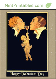 Retro 1920's Style Valentine