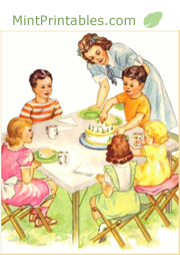 Old Fashioned Birthday Party
