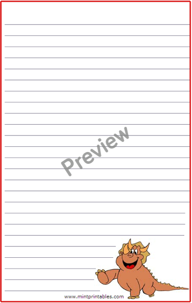 printable-cartoon-dinosaur-stationery